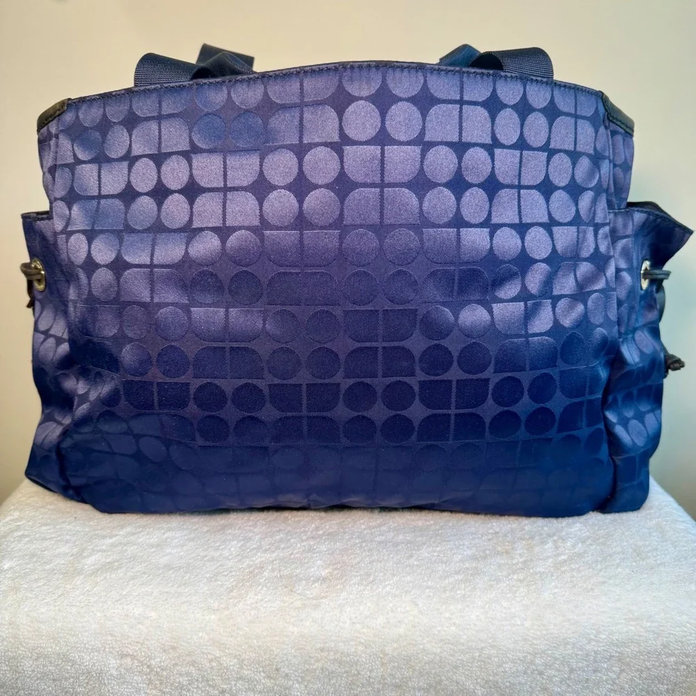 KATE SPADE HENRY BABY BAG THOMPSON STREET NOEL NAVY BABY BAG/DIAPER BAG DOT